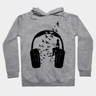 Headphone tambourine Hoodie